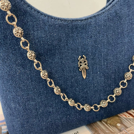 Hold CH style- Jean shoulder bag