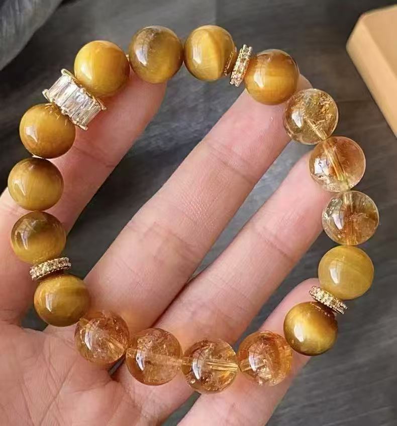 Crystal- 金虎眼黄塔晶 10mm Golden Tiger Eye Yellow Tower Quartz 10mm
Bracelet