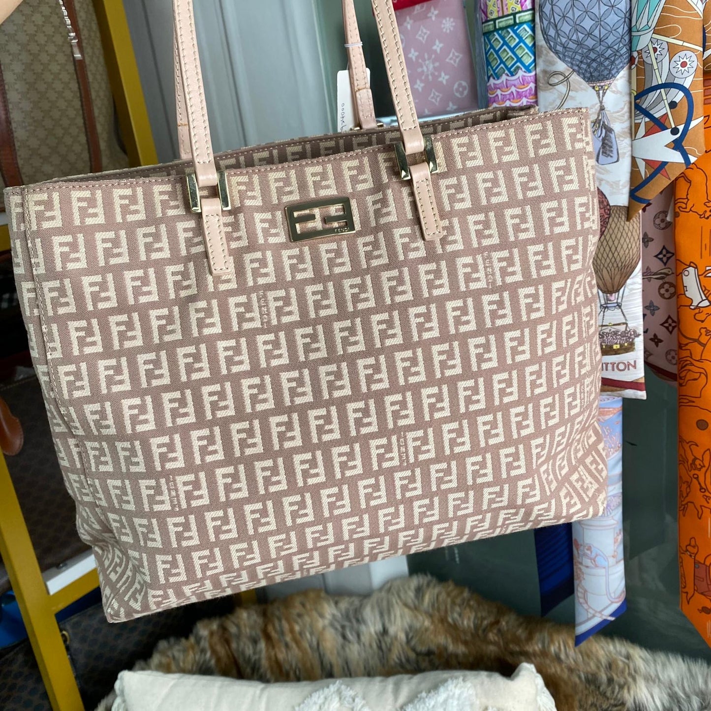 Japan Vintage - Fendi Pink Tote( sold)