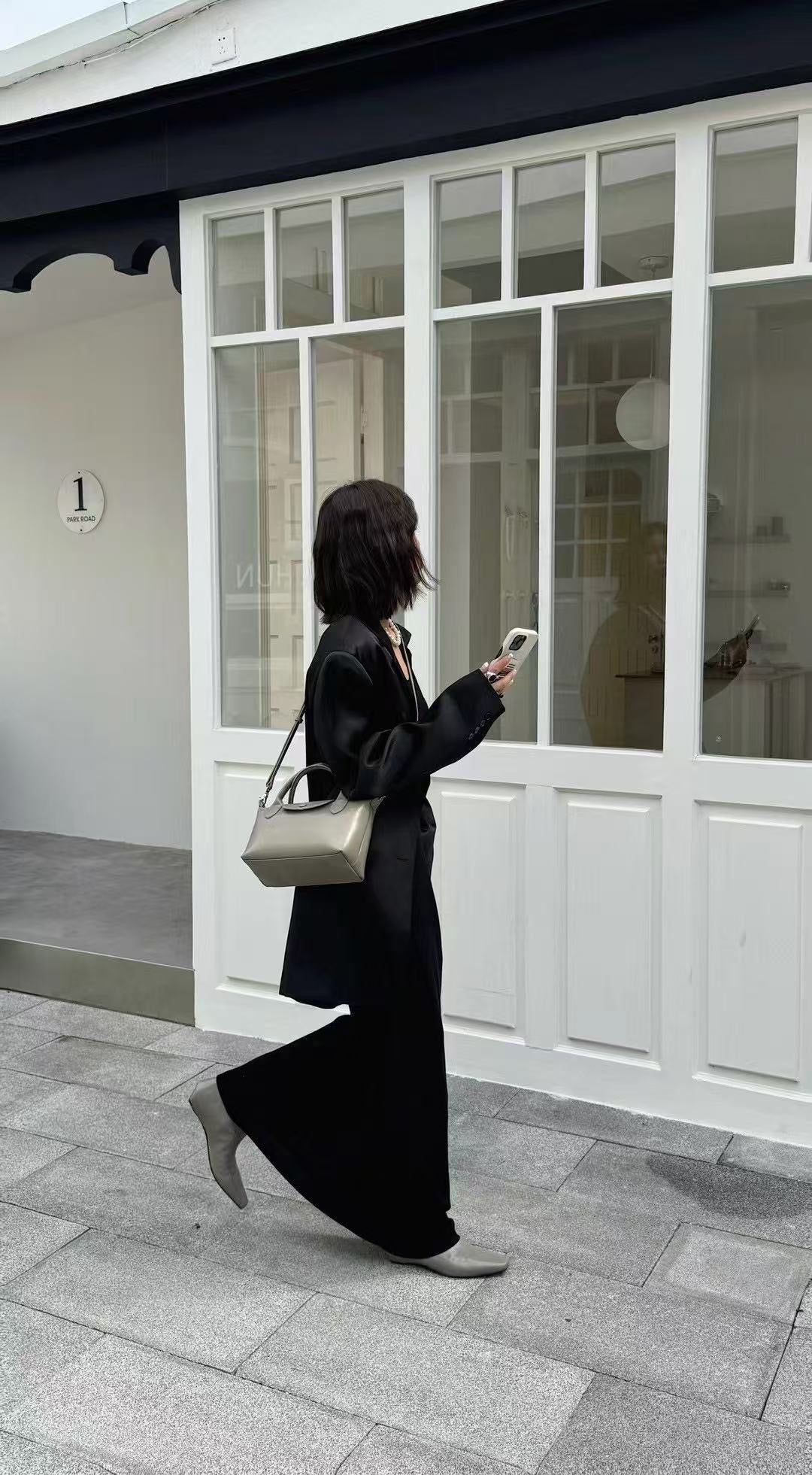 Korea product- Leather Dumping bag