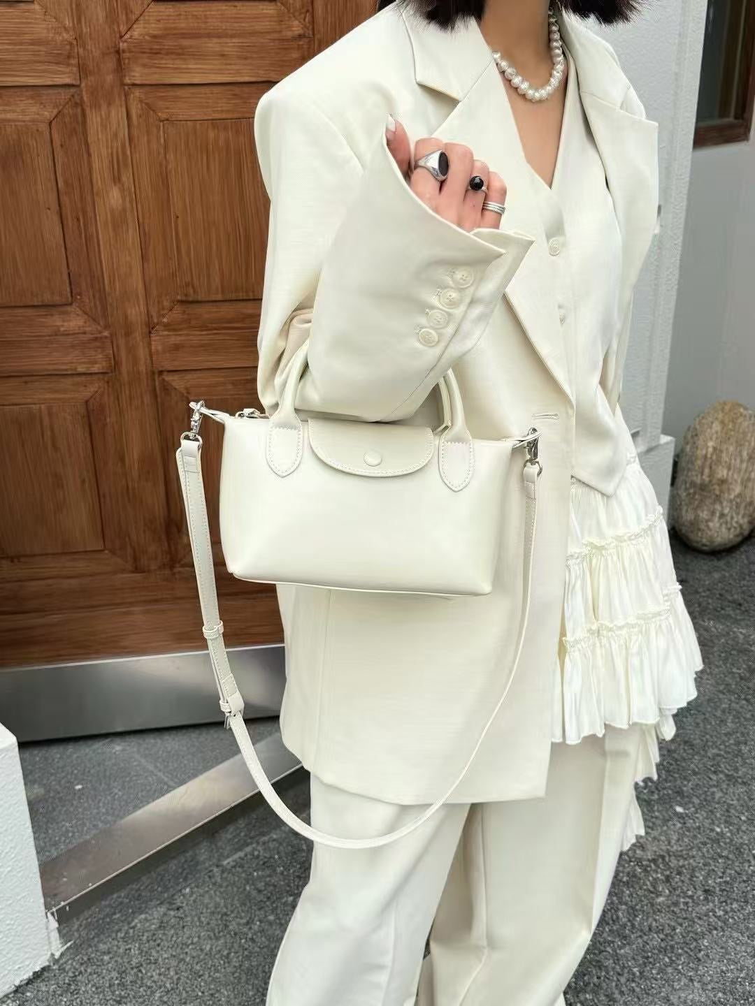 Korea product- Leather Dumping bag