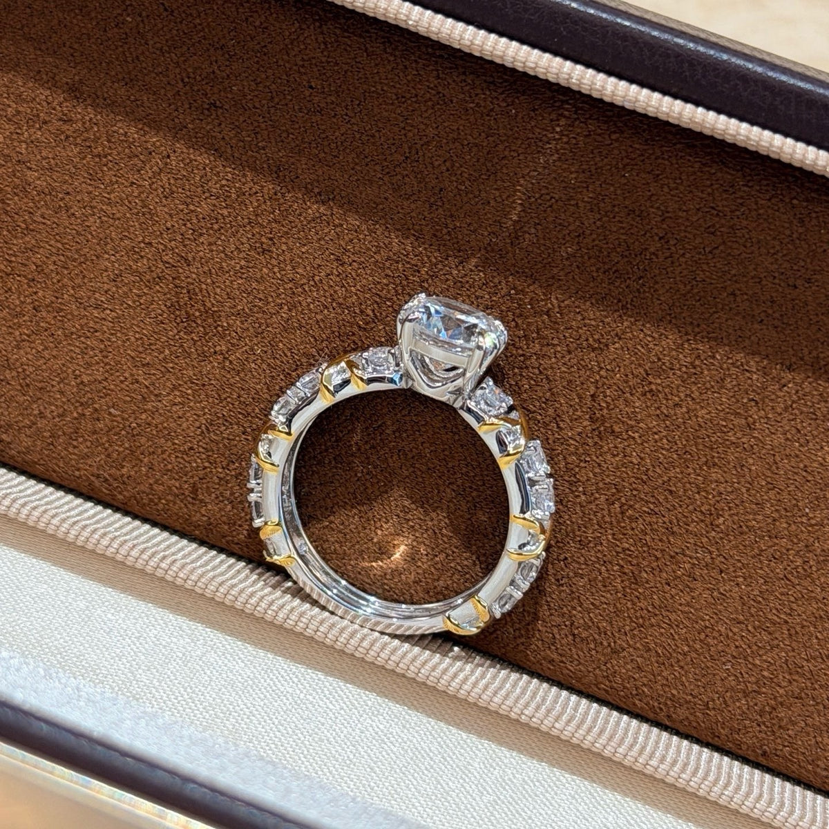 925 Sliver Ring 戒指八爪雙色交叉戒指