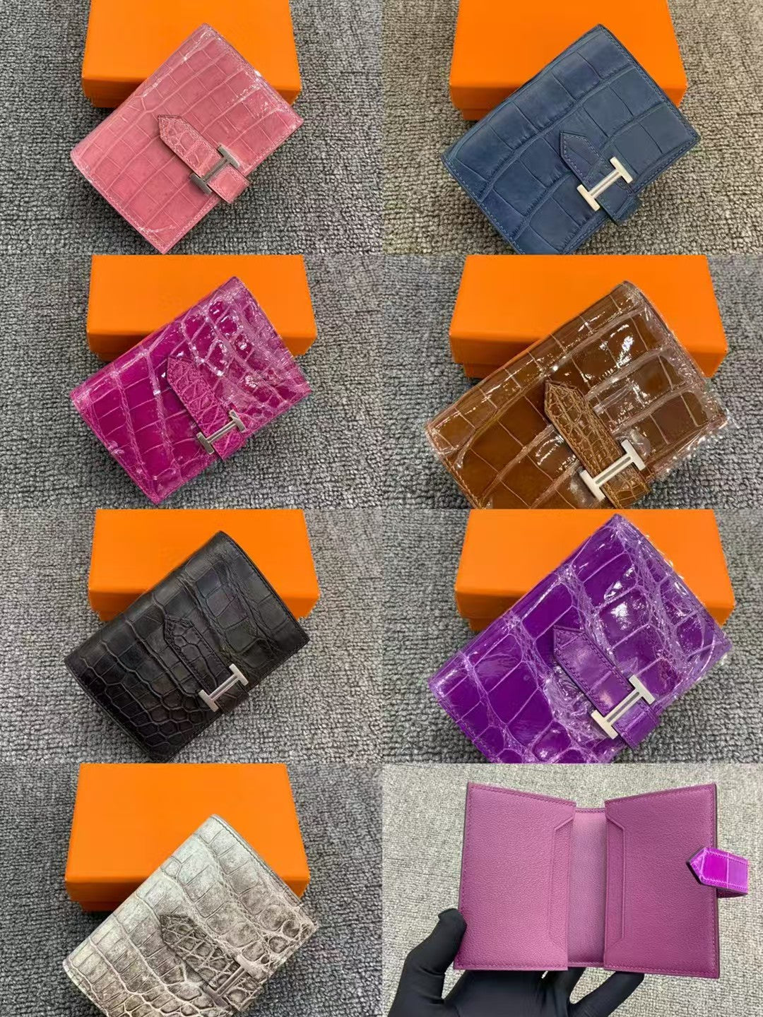 H collection- Handmade card holder