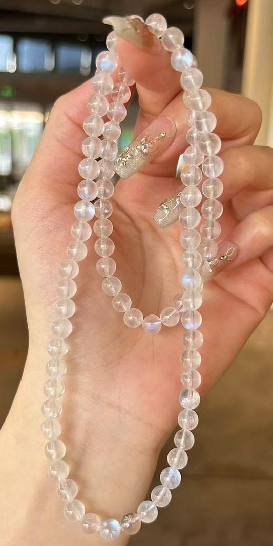 Crystal - 白月光三圈手串 White Moonlight Three Circle Bracelet