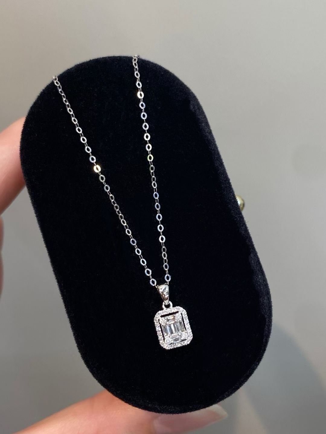 Jewelry- 18K金冰糖鑽石吊墜（真金款）