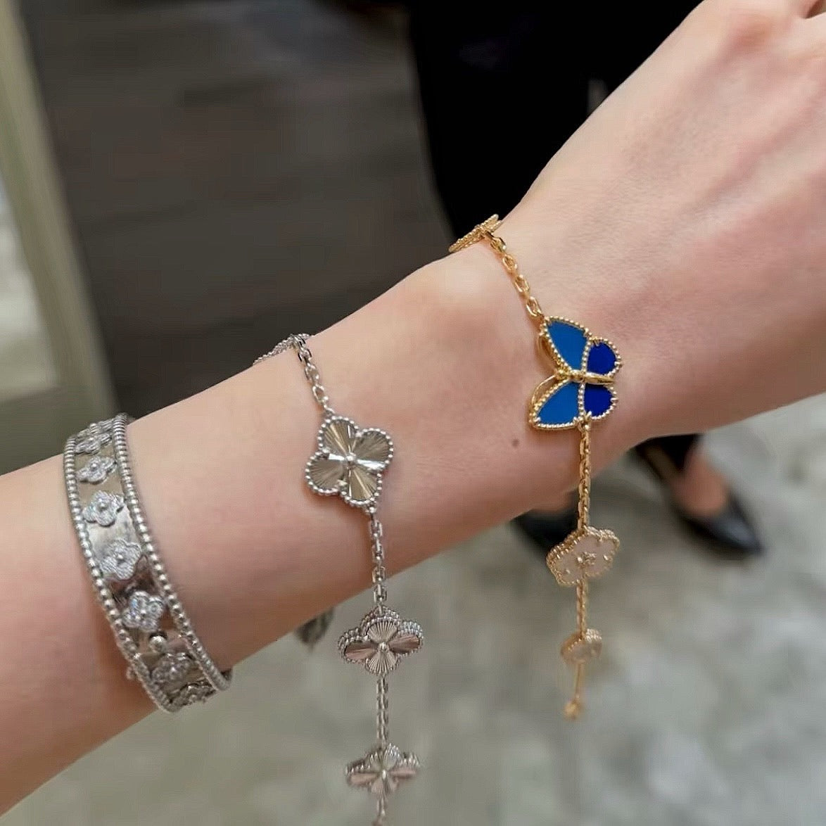 925 Sliver| Lucky Blue Butterfly