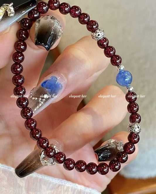 Crystal- 畢業級石榴石 Garnet Sterling Silver